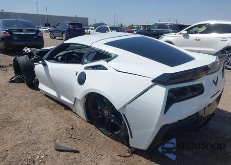 2014 Chevrolet Corvette Stingray из США, поврежденный, VIN 1G1YB2D72E5123317